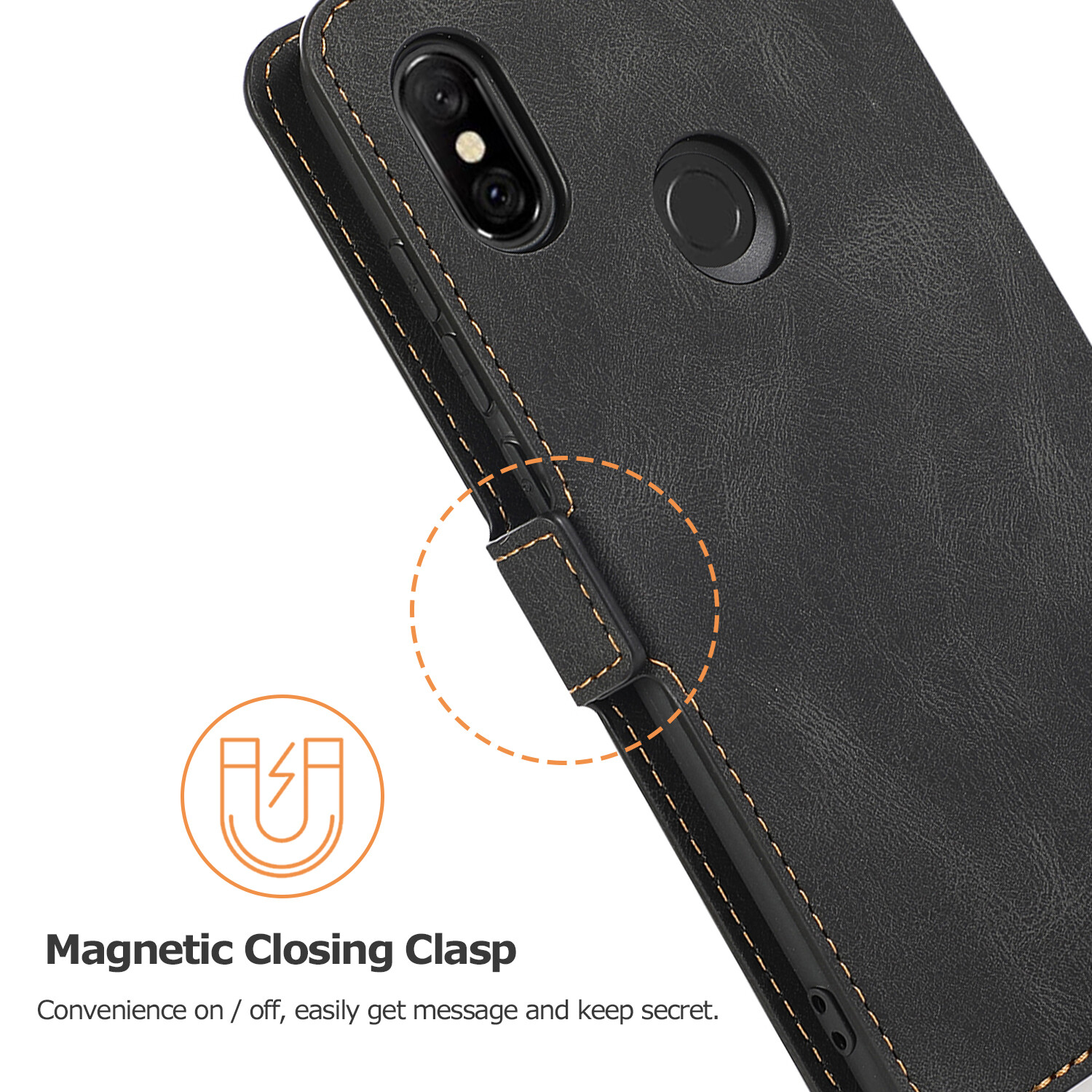 Ốp Cho Xiaomi Redmi Note 5 Pro/Redmi Note 6 Pro/Redmi Note 7 Pro Bao Da Dạng Ví Lật, Giá Kẹp Đóng Nam Châm Vỏ Bọc Khe Cắm Thẻ
