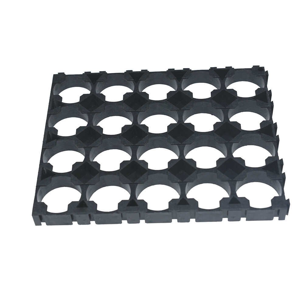 Dipprun 1pcs 4*5 cell spacer 18650 battery radiating shell pack plastic heat holder heat rack 18650 battery holder