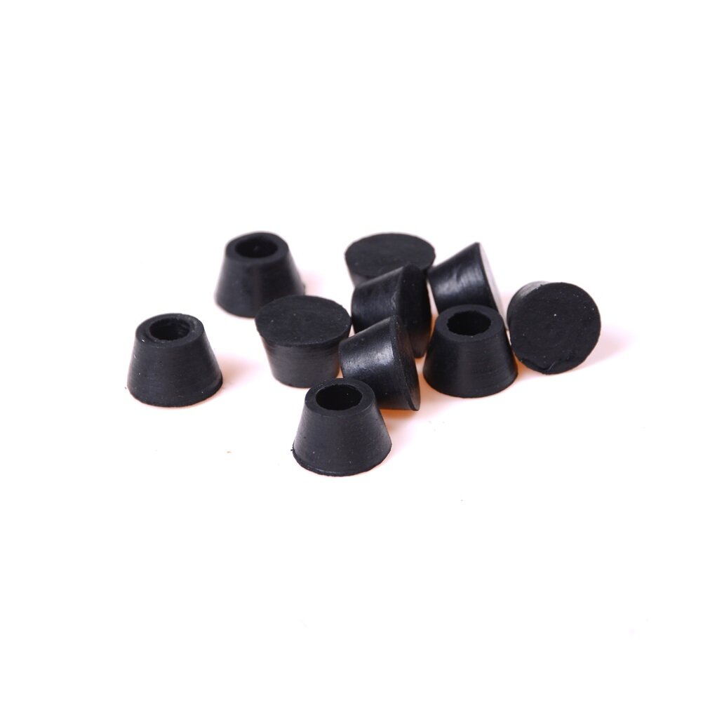 10pcs Multi Type Size Conical Recessed Rubber Feet Bumpers Pads For Table Chair