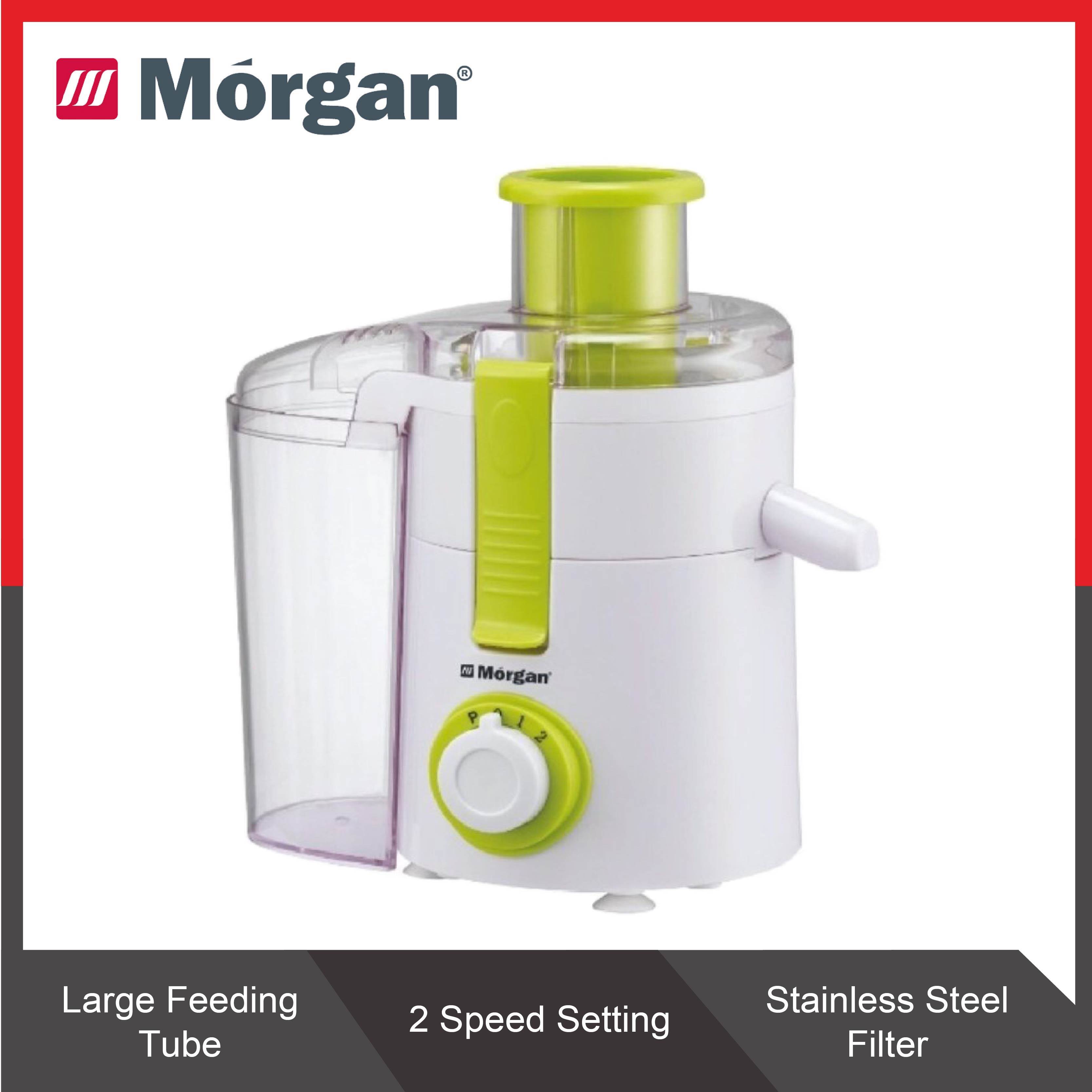 MORGAN MJE-AA05W JUICE EXTRACTOR 250W (WHITE/GREEN)