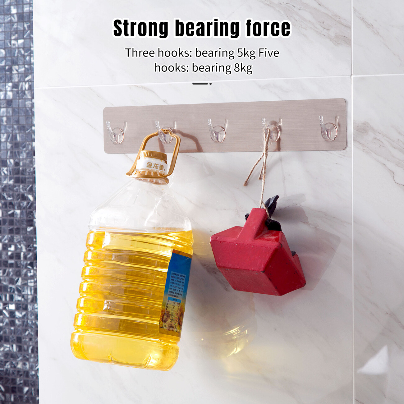 CNMF Strong-Adhesive Free Punch Wall-Mounted Load-Bearing Paste Hook