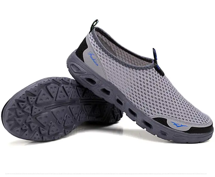 men's quick drying aqua water shoes