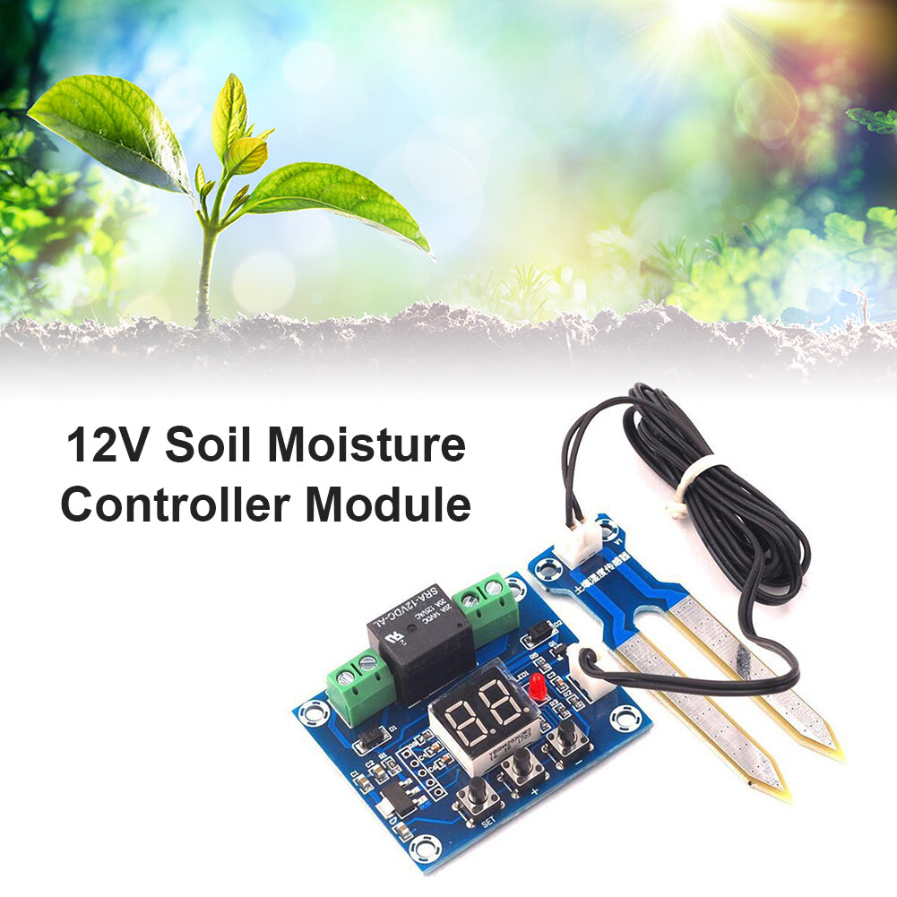 XH-M214 12V Digital Soil Humidity Sensor Controller Professional Irrigation Automatic Water