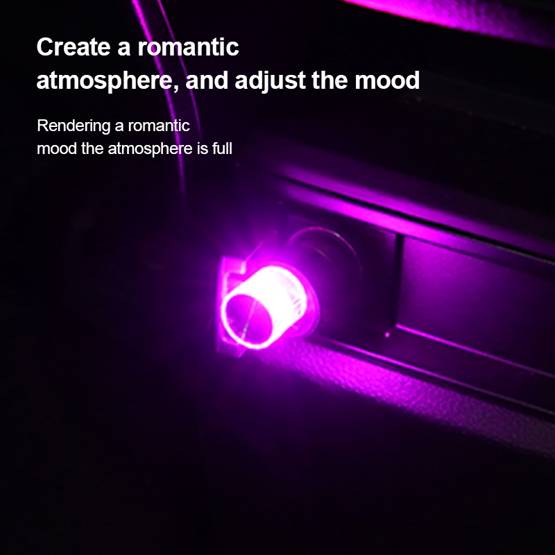 Car Mini USB LED Atmosphere Lights Decorative Lamp Plug Play Auto Interior Led Lamp