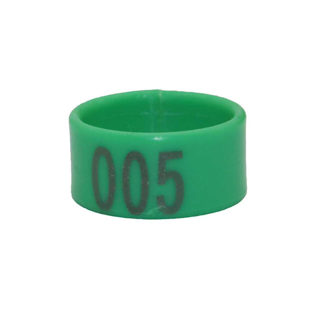 100pcs 1.6/1.8/2.0 cm plastic open type chicken duck goose digital foot ring