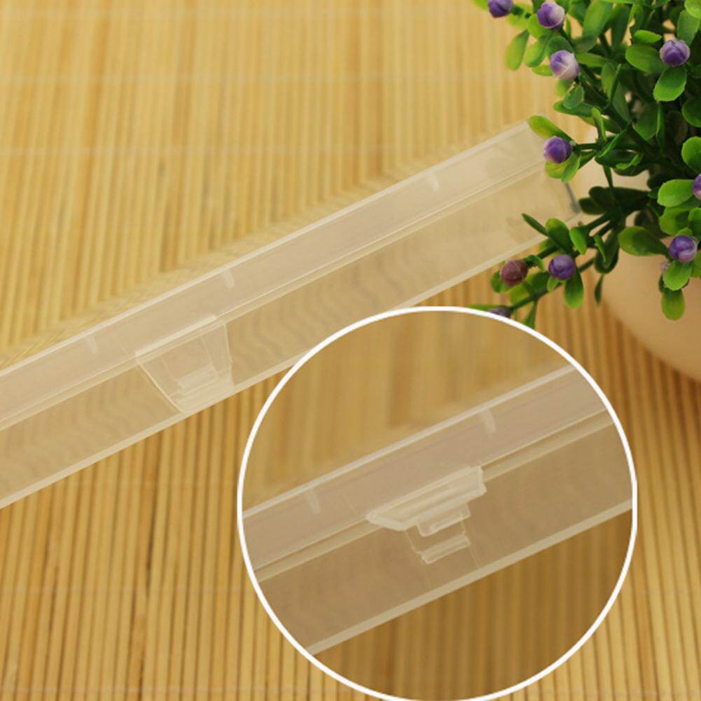 Transparent Plastic Pp Empty Box Rectangular Covered Plastic Box Mobile Phone Accessory Parts Box Sample Box Collection Box Plastic Clear Parts Box Pill Cosmetic Nail Jewelry Beads Case Storage Container