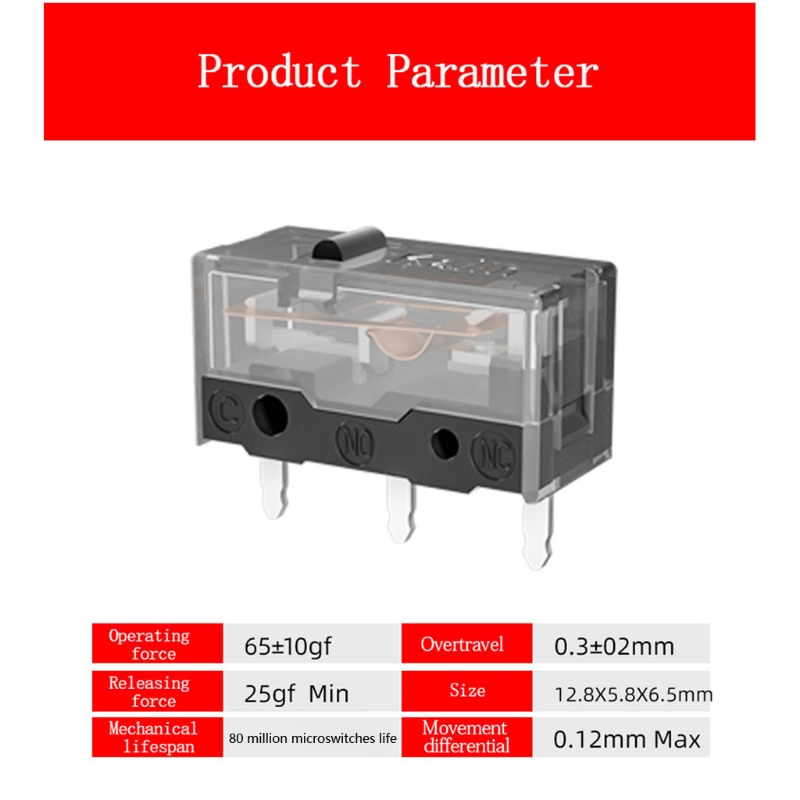 Kailh Chuột GM 8.0 Nút Micro Switch Micro Cho Chuột Chơi Game (1 Cái/2 Cái)