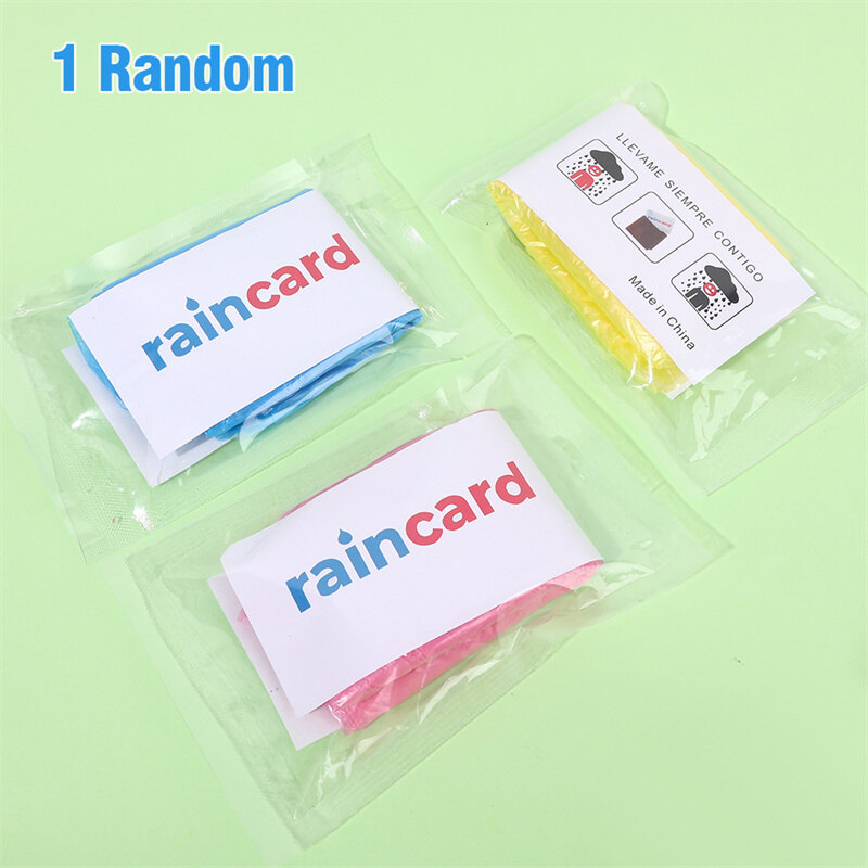 Portable Disposable Raincoat Ball Hook Convenient Thick Outdoor Emergency Waterproof Colorful Rain Ponchos Balls for Adults