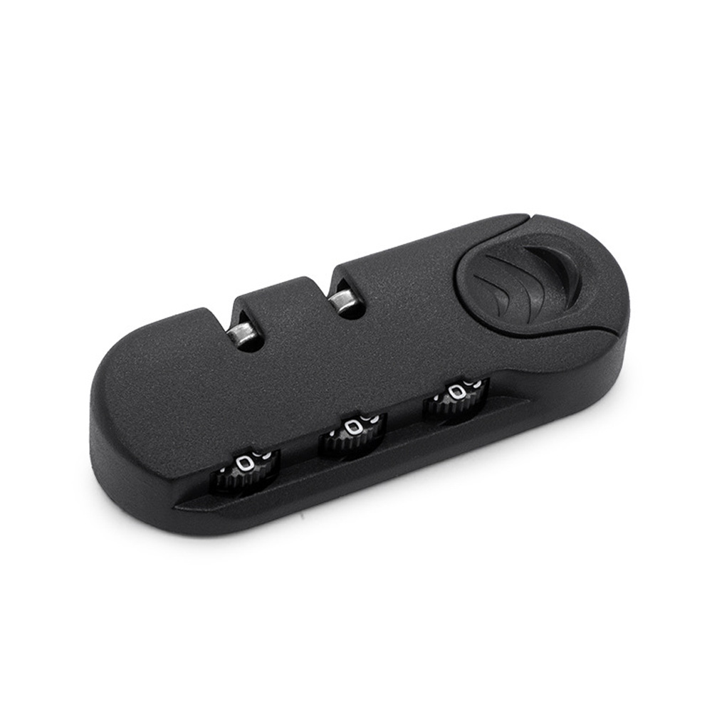 Black Combination Iron Core Lock 3 Digit Combination Padlock Accessories for Bags Lock Luggage Suitcase Travel Bag Code Lock