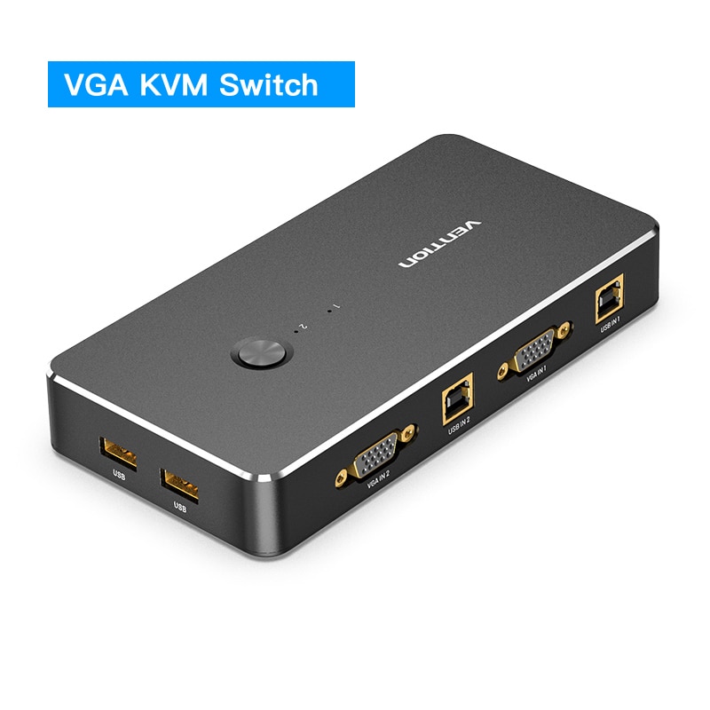 COD】Vention HDMI KVM Switch USB 2.0 