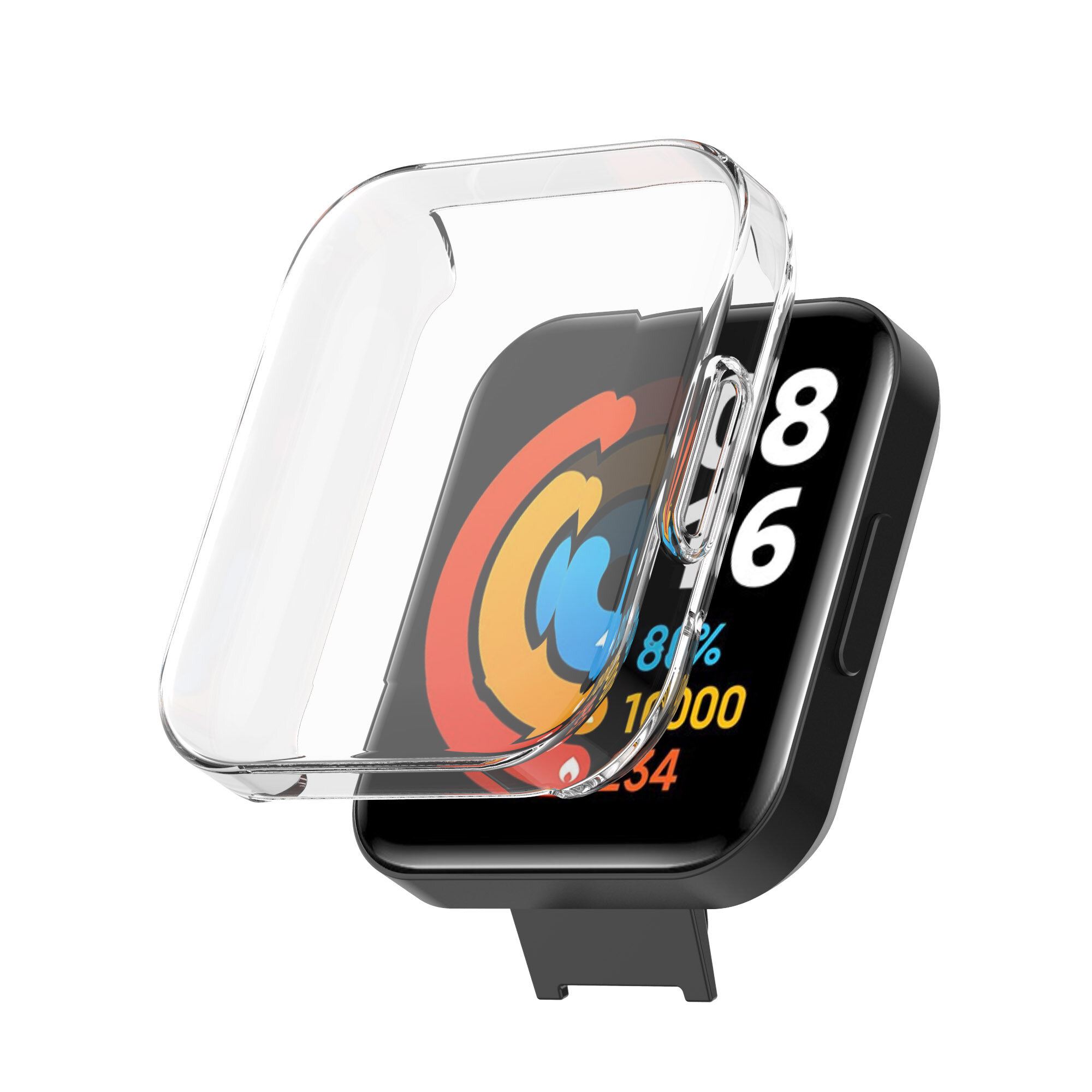 Xiaomi Redmi Watch 2 Lite Ốp Đồng Hồ Bảo Vệ Vỏ Bảo Vệ Toàn Màn Hình Ốp Trong Suốt TPU Trong Suốt Redmi2 Lite