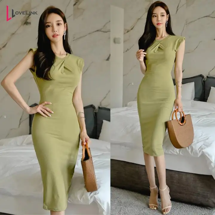 a line bodycon dress