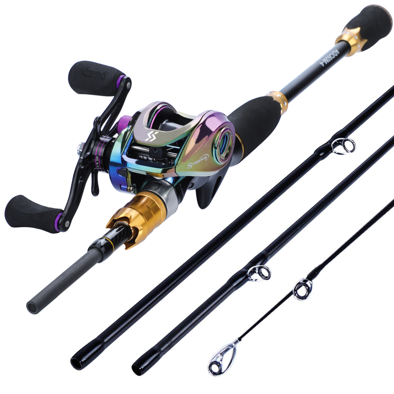 baitcaster rod and reel