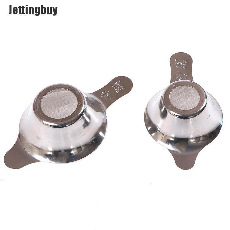 [Jettingbuy] Bộ Lọc Trà Bằng Inox Lưới Tốt Lá Trà Phễu Trà Lọc Phụ Kiện