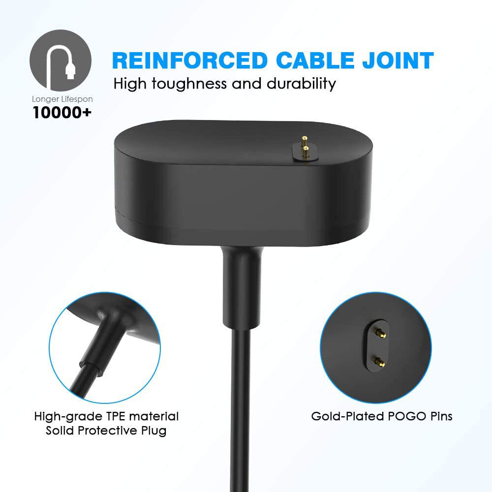 Compatible For Fitbit Inspire/Inspire HR/Ace 2 Charger, 100cm Replacement USB Charging Cable Cord