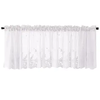 Jun Tu Shop 2020 New Waffle Woven Textured Valance For Bathroom