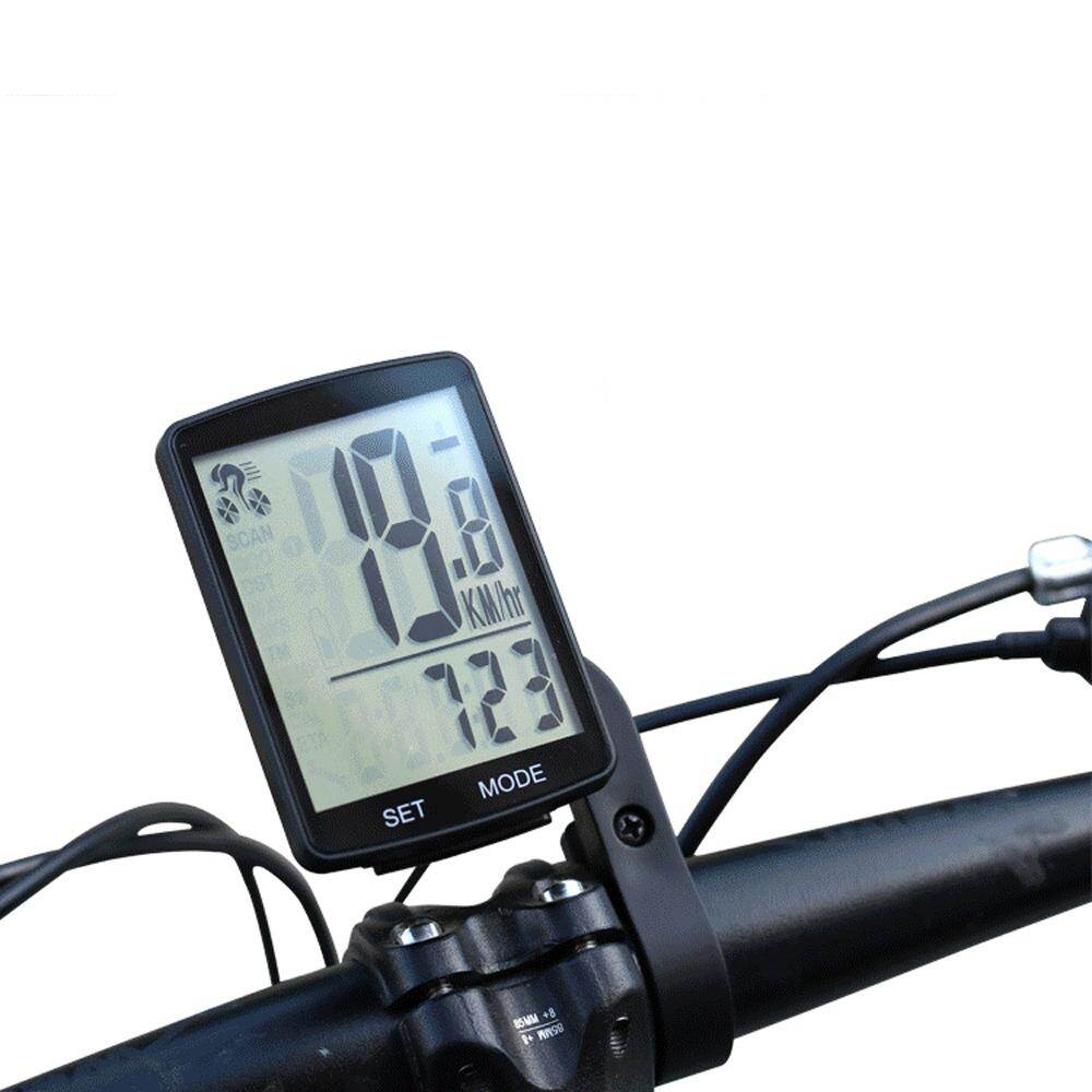 TOMSHOO Multifunctional LCD Screen Bicycle Computer Wireless Bike Rainproof Speedometer Odometer Cycling 2.8inch Waterproof