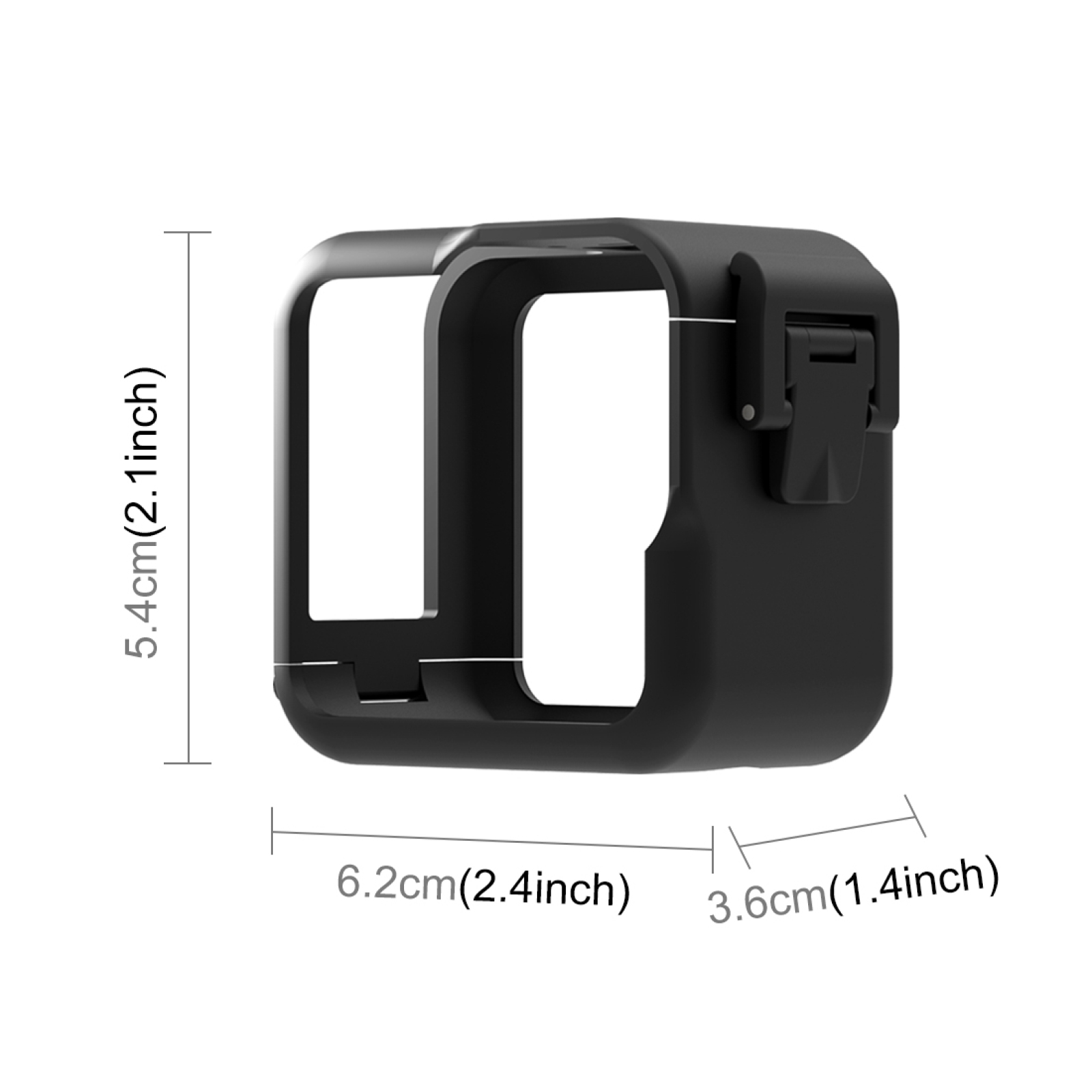 PULUZ Sports Camera Protective Frame Protective Case Housing Shockproof Replacement for GoPro Hero 11 Black Mini Protection Accessories ABS Camera Shell Protector with Base Bracket