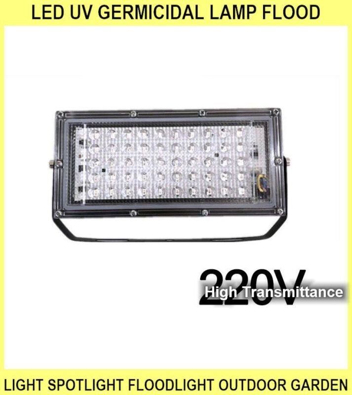 LED Uv Germicidal Lamp Flood Light Spotlight Floodlight Outdoor Garden Wall Lamp Street LED Reflector Cast Light - 50W