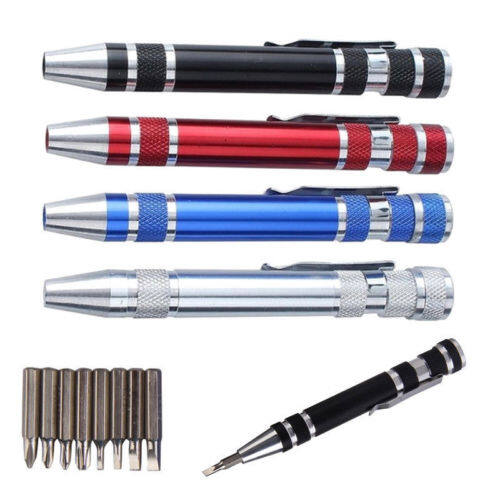 YESPERY Bộ Dụng Cụ Cầm Tay Bút Tuốc Nơ Vít Sửa Chữa Có Rãnh Chính Xác 8 Trong 1 Hữu Ích