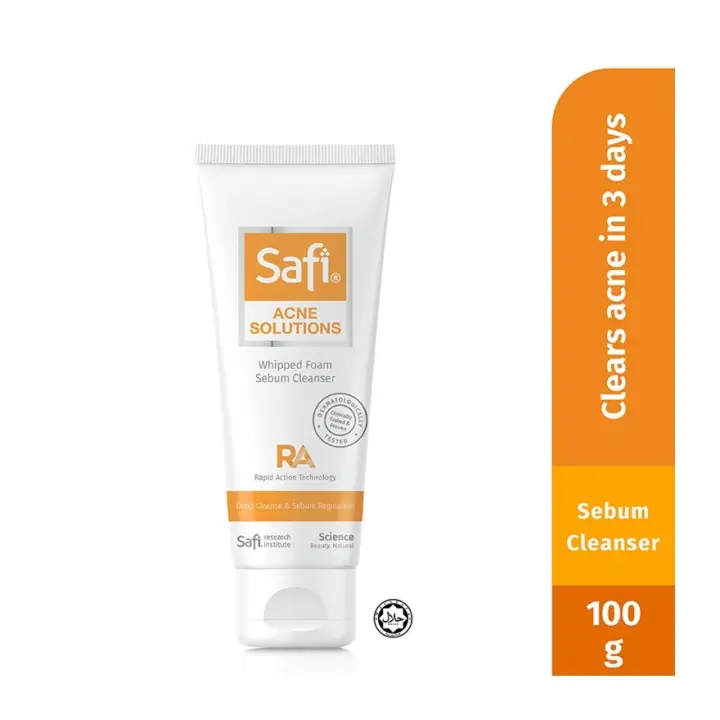 safi acne solution whipped cleanser