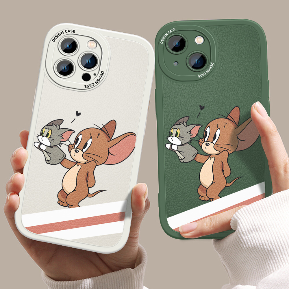 Jizetin Leather Casing For Xiaomi Redmi Note 10 Note 10 5G Note 10 Pro Note 10S Slim Skin Feeling Cartoon Leather Back Casing Soft Silicone PU Leather Cover Phone Case