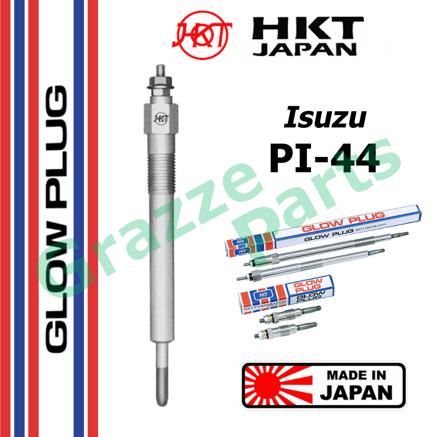グロープラグ PI-44 4本セット　いすゞ　82513928 HKT 100% Made In Japan Heater Glow Plug PI-44 / 9-82513928-2 for