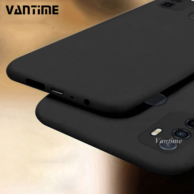Vantime for OPPO A53 Case Soft Sandstone Casing Ultra Thin Matte Back Protective Phone Slim Cover