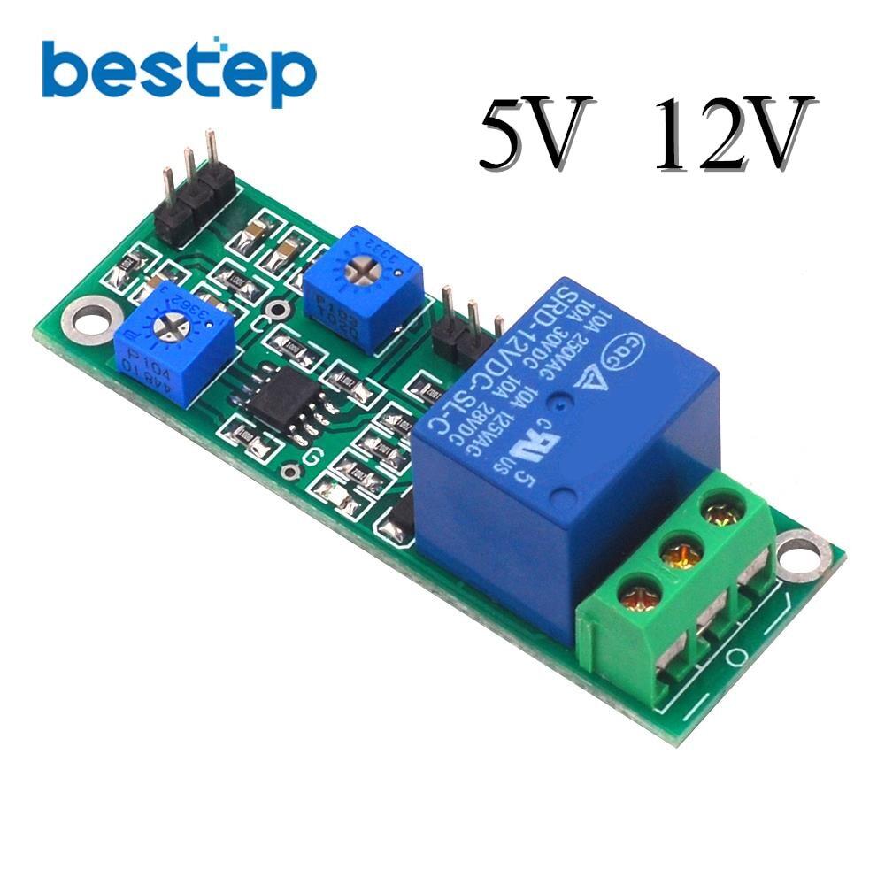 5V 12V Hysteresis Voltage Comparator Module Threshold Adjustable High Level and Switch Dual