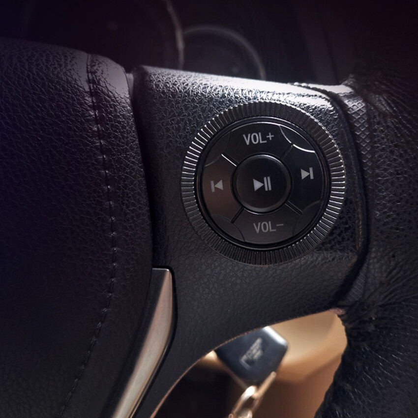 5-Key Wireless Steering Wheel Control Button Bluetooth-compatible Switch for Car