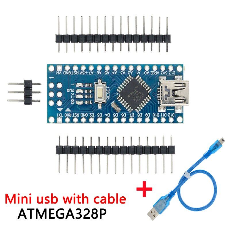 Mini / Type-C / Micro USB Nano 3.0 Với Bộ Nạp Khởi Động Bộ Điều Khiển Nano Tương Thích Cho Arduino CH340 Trình Điều Khiển USB 16Mhz ATMEGA328P