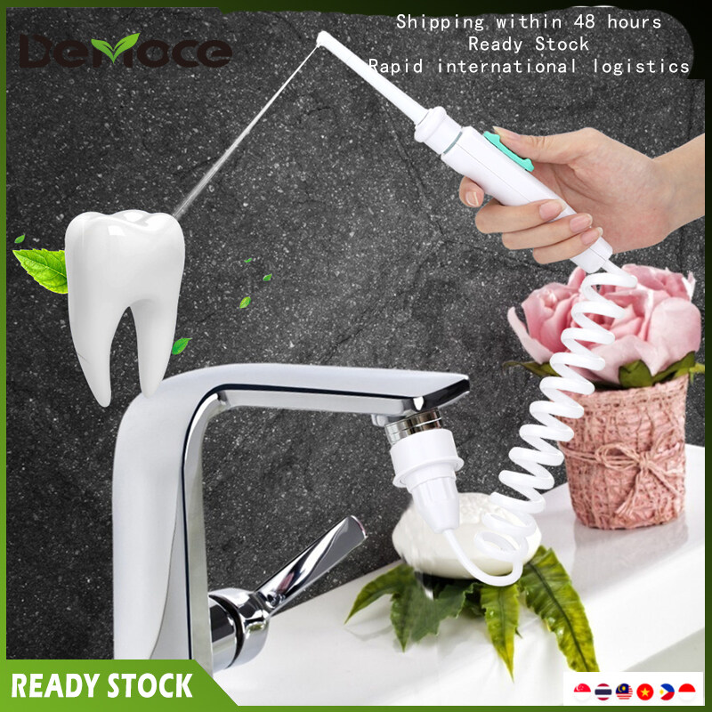 TOP★DeMoce Máy Tăm Nước Răng Máy Tăm Nước Vòi Nước Máy Tăm Nước Máy Làm Sạch Răng Kèm Bình Xịt Bàn Chải Đánh Răng Máy Vệ Sinh Răng Miệng 920