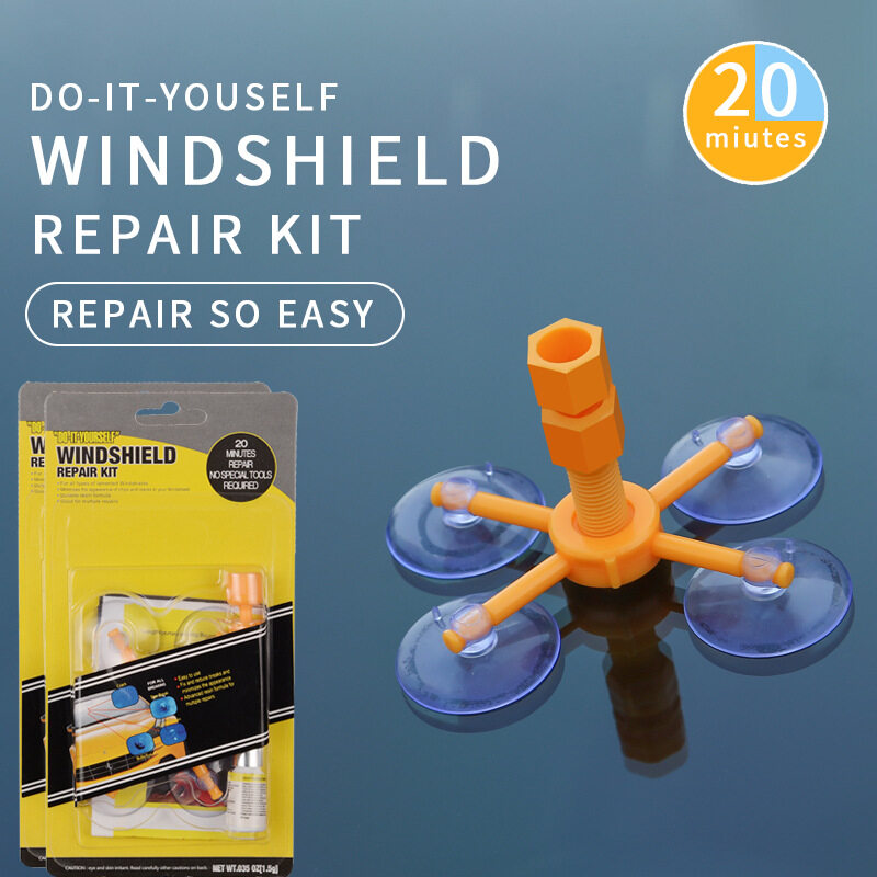 Juwe Diy Car Wind Shield Glass Repair Kit Vehicle Windscreen Re Tools For Styling Size L Lazada Singapore - What Is The Best Diy Windshield Repair Kit