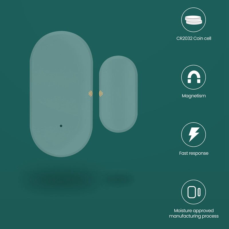 Tuya Zigbee 3.0 Smart Contact Detectors Security Gate Door Window Sensor Transducer Smart Life Home