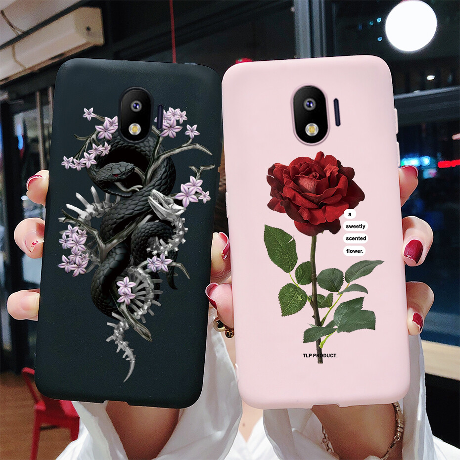 Dragon snake painted case for samsung galaxy j4 2018 cover sm-j400f j400 soft silicone phone case for samsung j4 2018