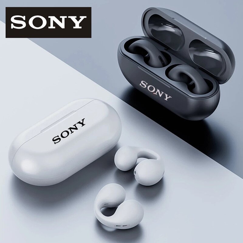 ♥Splay vận chuyển + readystock♥Sony âm thanh earcuffs xương tai dẫn bông tai Bluetooth không dây tai nghe auriculares Tai nghe TWS Tai nghe nhét tai thể thao PK Sony ambie