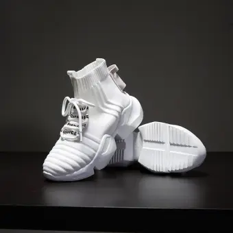 womens white platform shoes