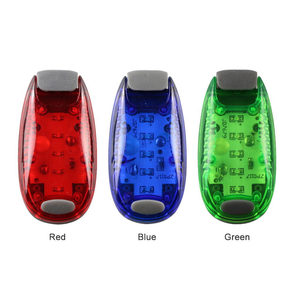 Đèn 3 Chế Độ Kẹp Đèn Đa Năng 5 Đèn LED Chạy An Toàn Nhấp Nháy Cảnh Báo Chạy Bộ