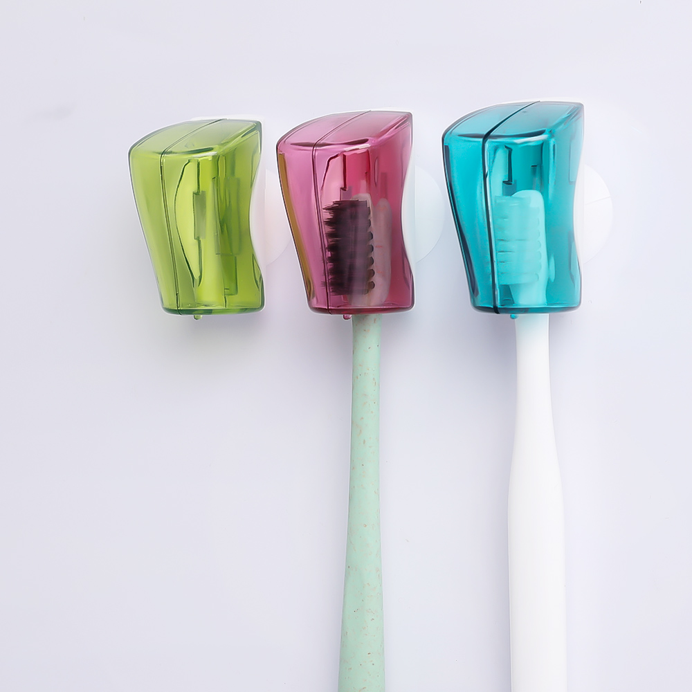 Suction Cup Dustproof Toothbrush Holder