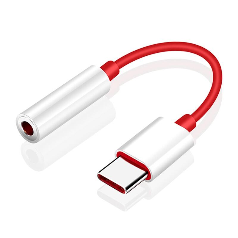 [Hot K] Headphone Connector Adapter for Oneplus android Phone Usb Type C To 3 5 mm Earphone Jack Cable Adapter Audio Splitter