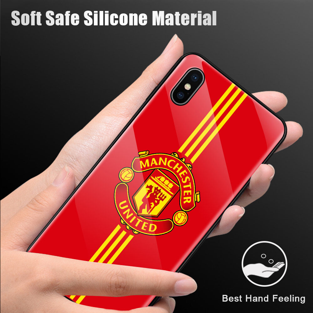 PMP Casing Case For Xiaomi Redmi Note 12 Pro 5G Note 12 Pro+ 5G Note 12 4G Note 8 Pro Redmi A2 Luxury League Football Club Phone Case For boys Logo Badge Case Tempered Glass Casing Protective Phone Back Shockproof Cover