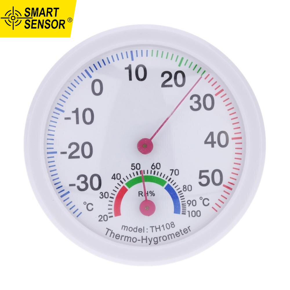Smart Sensor -35~55°C Mini Indoor Analog Temperature Humidity Meter Ther-mometer Hygrometer