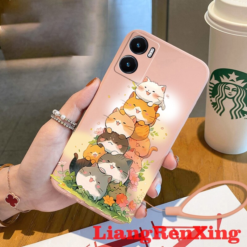 Casing OPPO A57 2022 4g oppo a77s 5g phone case Softcase Liquid Silicone Protector Smooth shockproof Bumper Cover new design YTDMM01