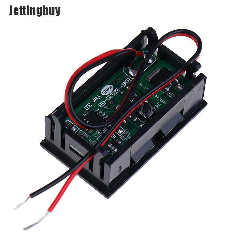 Jettingbuy 3S 12.6V Lithium Battery Capacity Indicator Voltmeter Module Blue Display