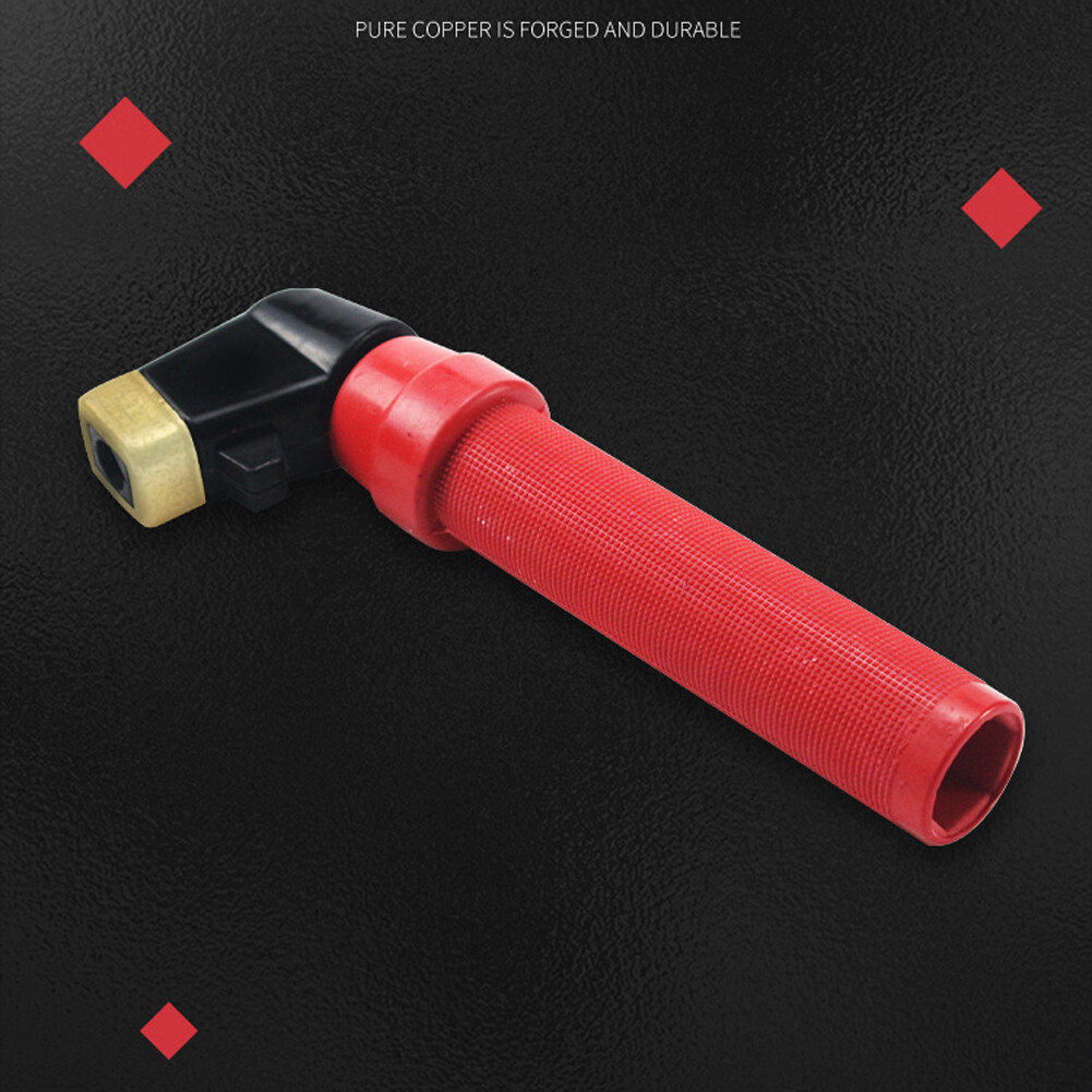 NANWEI Welding Pliers Welding Machine Accessory Full Copper Welding Electrode Holder Elastic Spring Insulated Handle Design