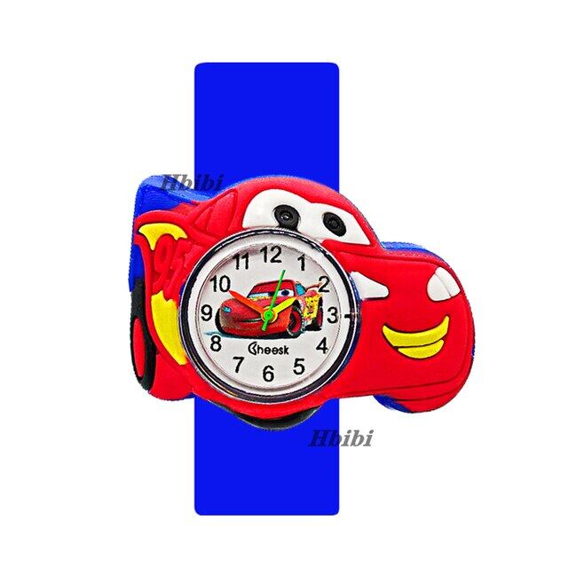 Baby Learn Time Toy Children's Clock Watch 3D Cartoon Slap Bracelet Kids  Watches for Boys Girls Birthday Gifts Montre Enfant 