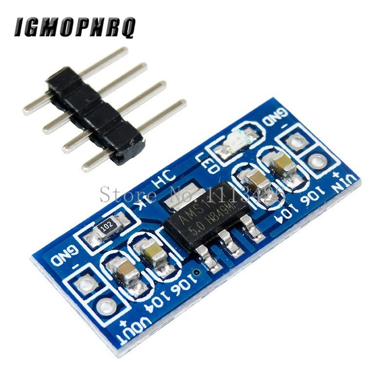 5pcs ams1117 5v power supply module ams1117-5.0 power module ams1117-5.0v