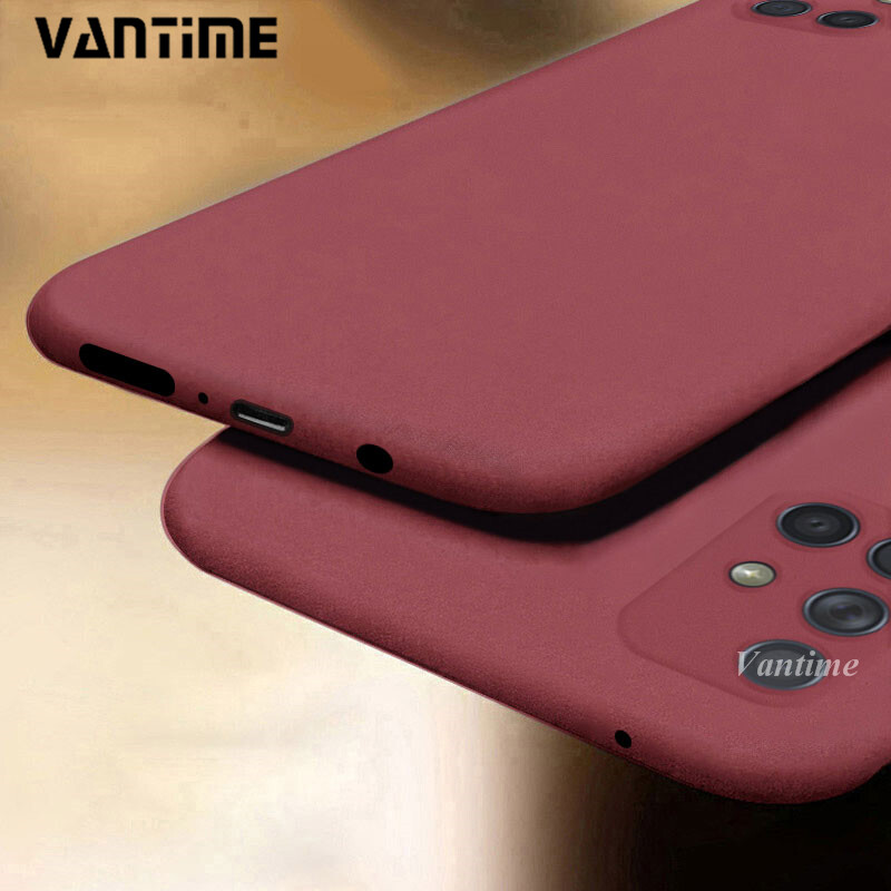 Vantime for Samsung Galaxy A71 5G Case Soft Sandstone Casing Ultra Thin Matte Back Protective Phone Slim Cover Case