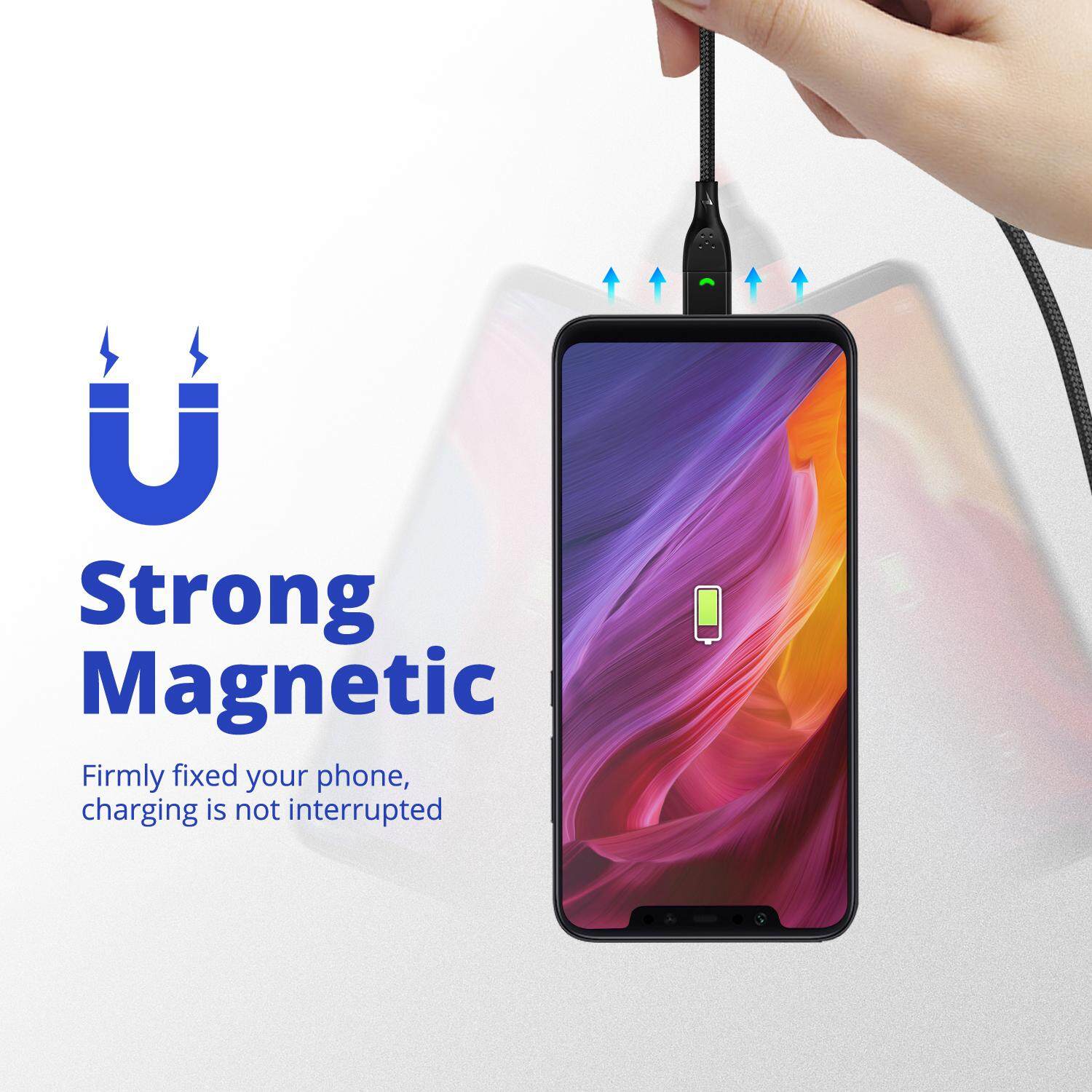 Đầu Nối Micro USB Từ Tính Fonken Chỉ Sử Dụng Cho Cáp Sạc Nam Châm Fonken