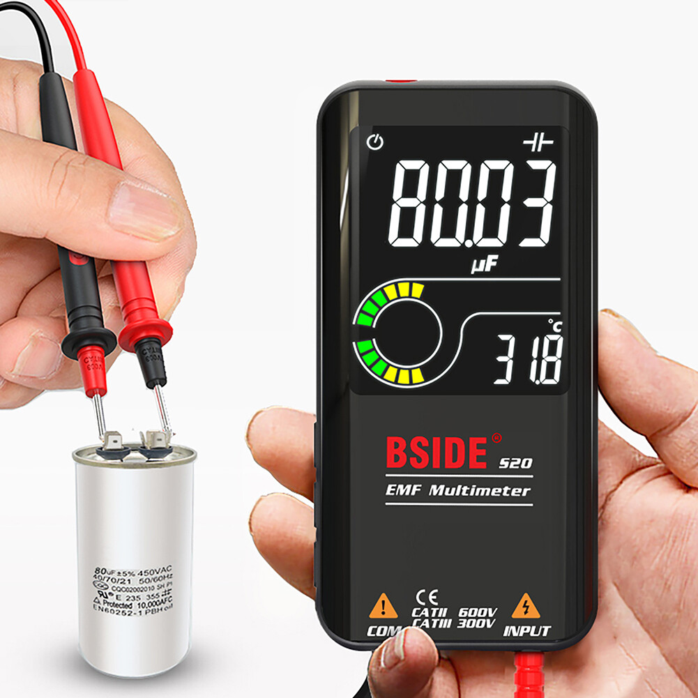 Đồng Hồ Vạn Năng Kỹ Thuật Số BSIDE S20 Điện Áp NCV Hz EMF Máy Kiểm Tra Điốt Tần Số Ohm